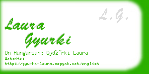 laura gyurki business card